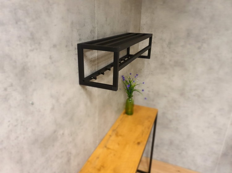 wieszak loftowy przedpokoj