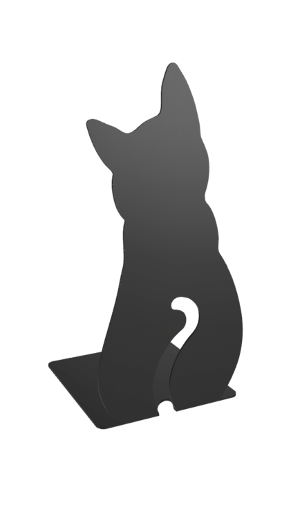 podpórka do książek kot
