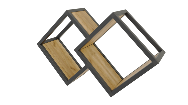 PÓŁKA SCIENNA NA KSIĄŻKI TETRIS-2 loft ph.png