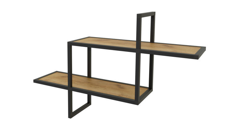 PÓŁKA PRESTIGE LOFT INDUSTRIALNA 101x66 cm DĄB ph.png