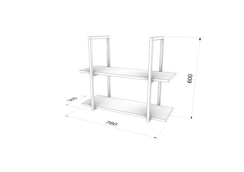 PÓŁKA RAMA-2 LOFT ALUMINIUM 76x30x60-min.png