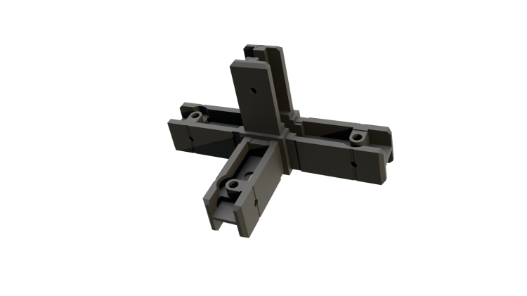 złacze x05 metalowe do profilu 20x20 mm