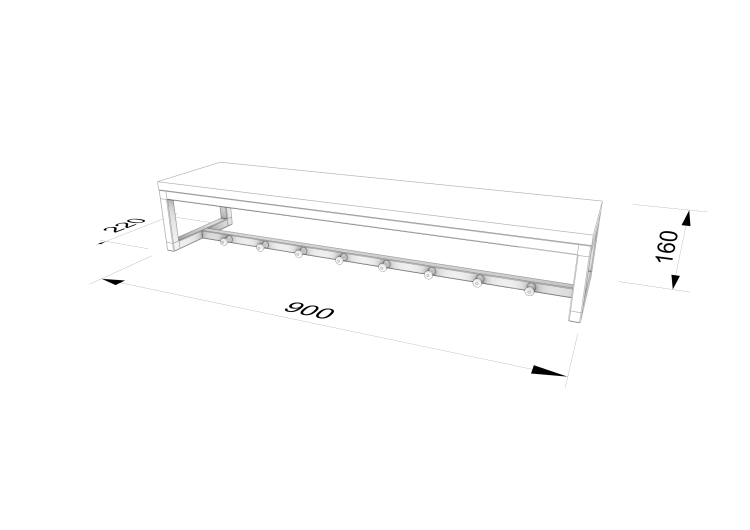 WIESZAK ŚCIENNY LOFT 90 CM Z PÓŁKĄ-min.png