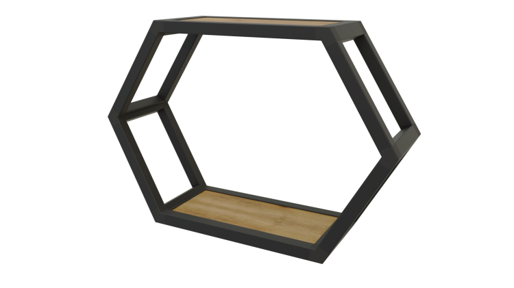 PÓŁKA LOFT HEXAGON PŁASKI 30x20 ph.png
