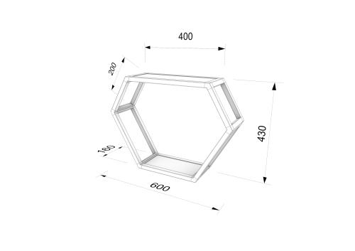 Półka Diament 600x430x160-min.png