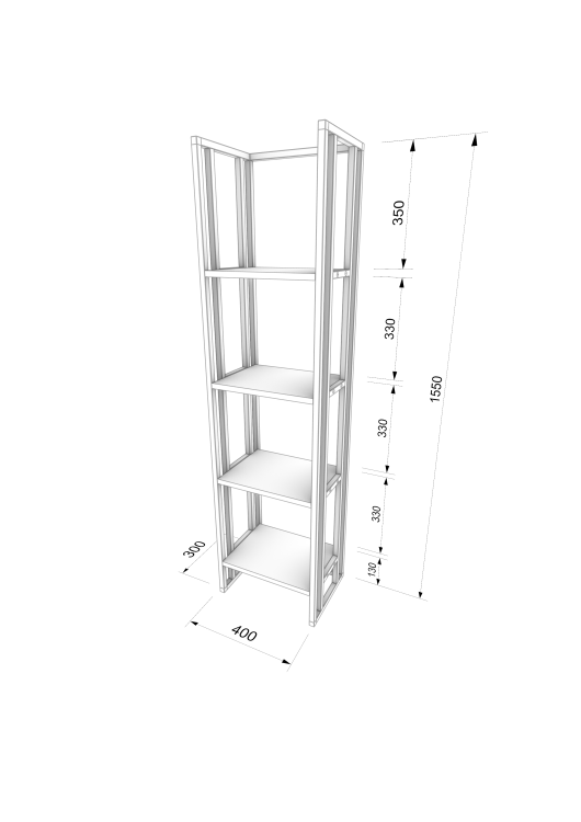REGAŁ KOLIBEREK-2 loft 40x30x155-min.png