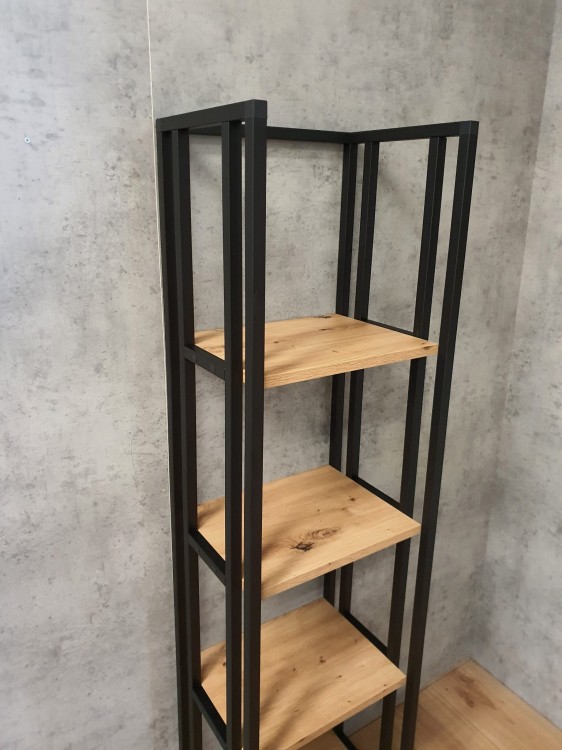 loftowy regał na książki oryginalny alu cube