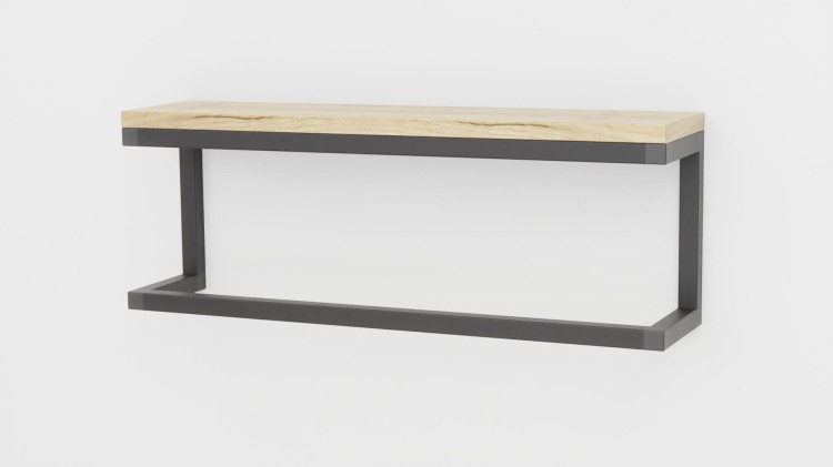 wieszak na ręczniki z profili aluminiowych