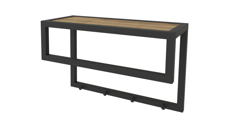 wieszak na reczniki i do garderoby Alu Cube