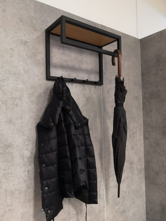 wieszak do przedpokoju loftowy Alu Cube