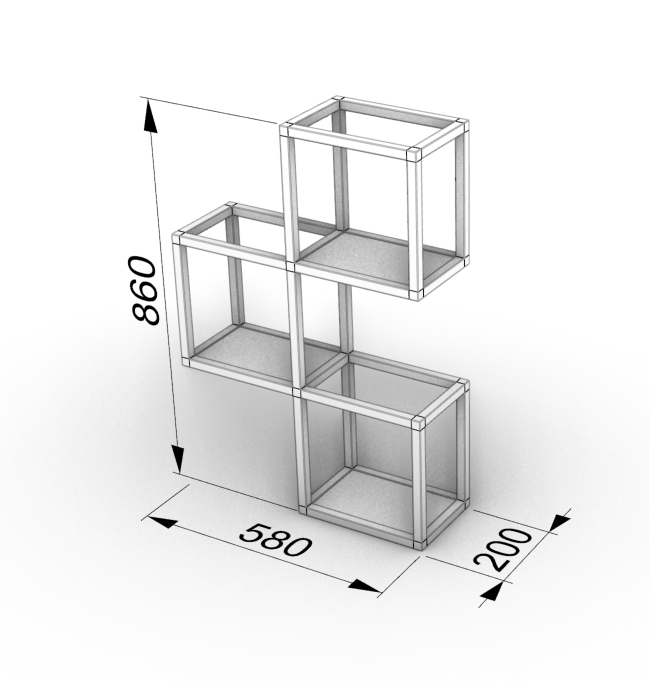 Pólka Cube Trio-3 Otwarta 860x200x580 (1).png
