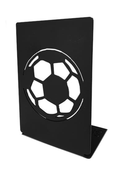dekoracja metalowa piłka nożna cube