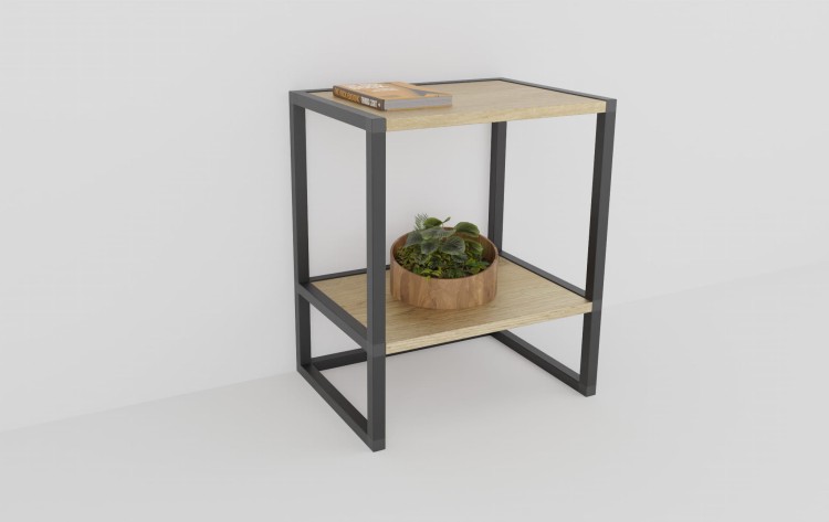szafka nocna regał alu cube loft